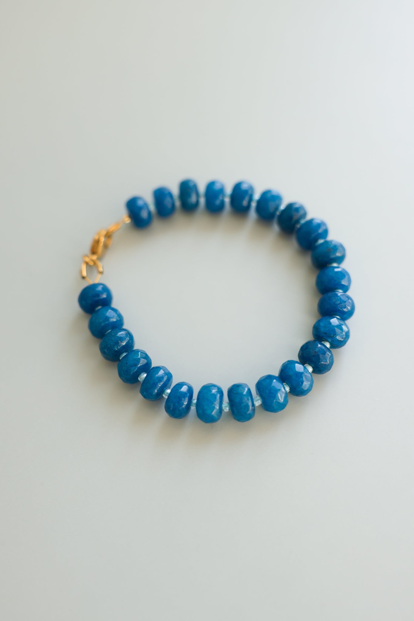 Blue Jade Bracelet