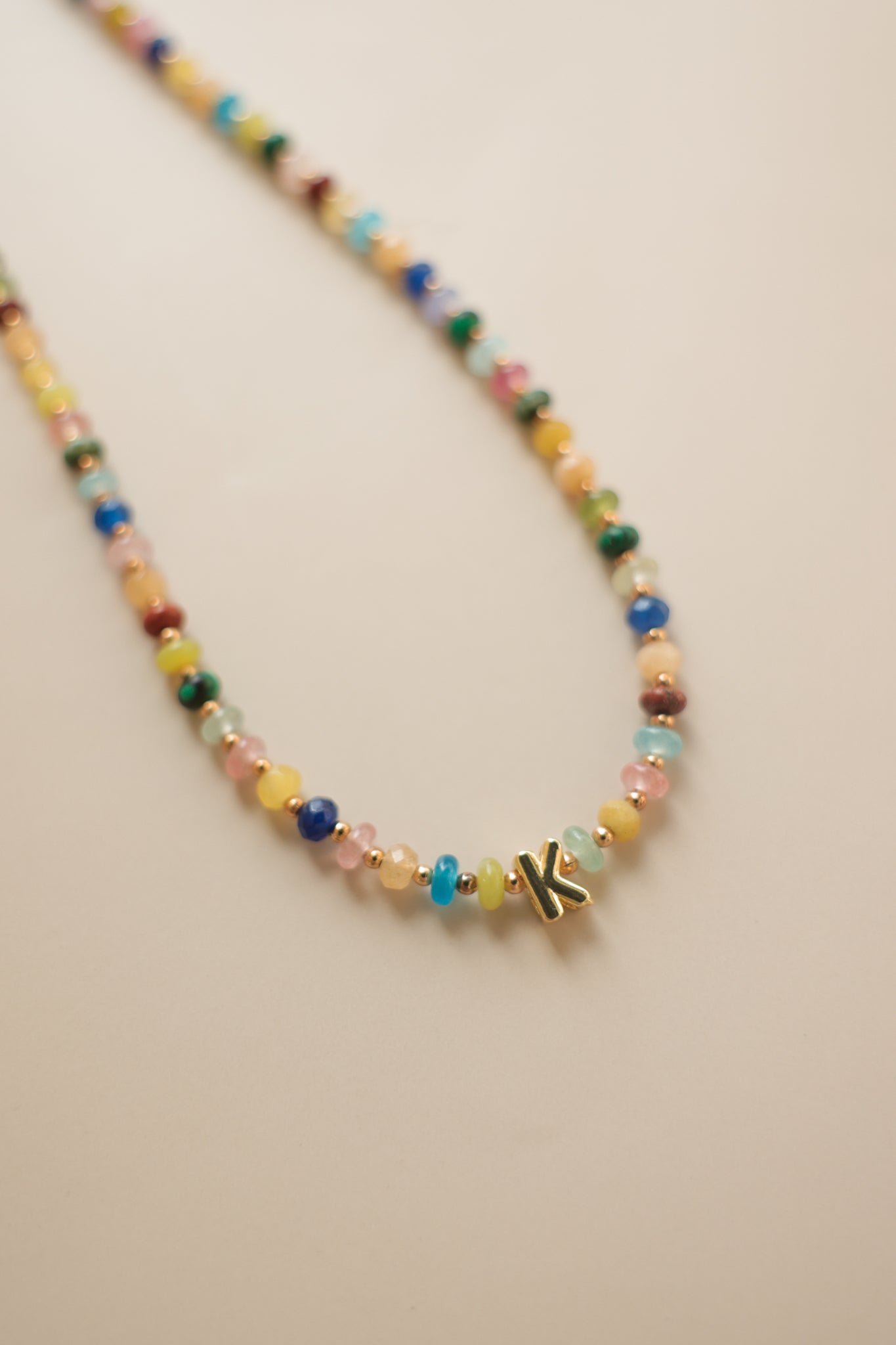 Mini Multicolored + Bubble Initial
