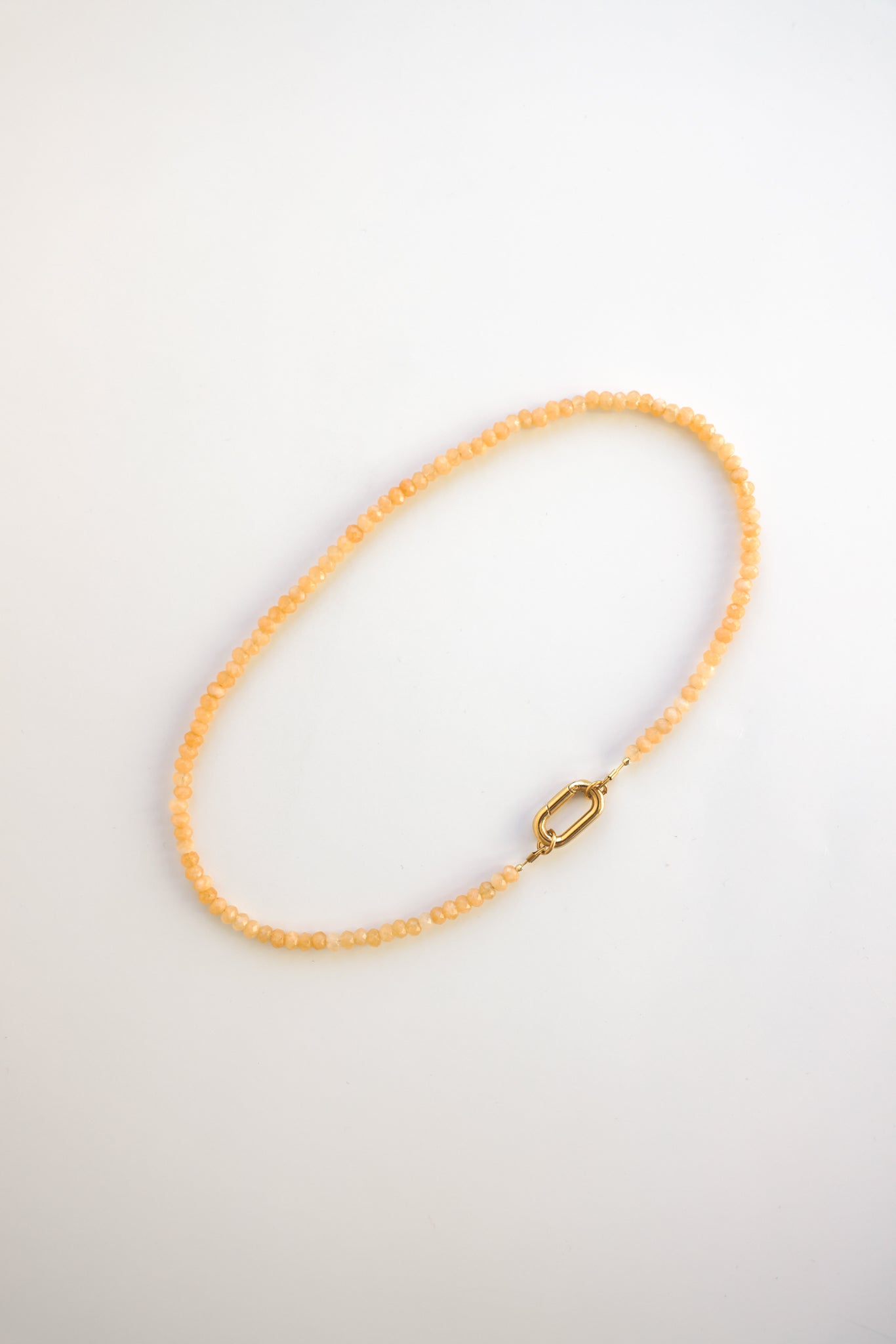 Orange Jade Necklace