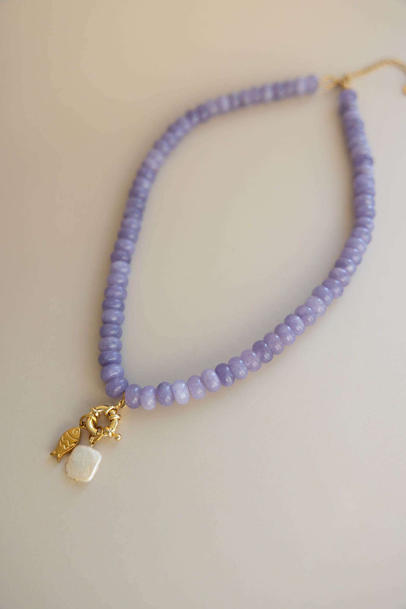 Purple Jade + Charms