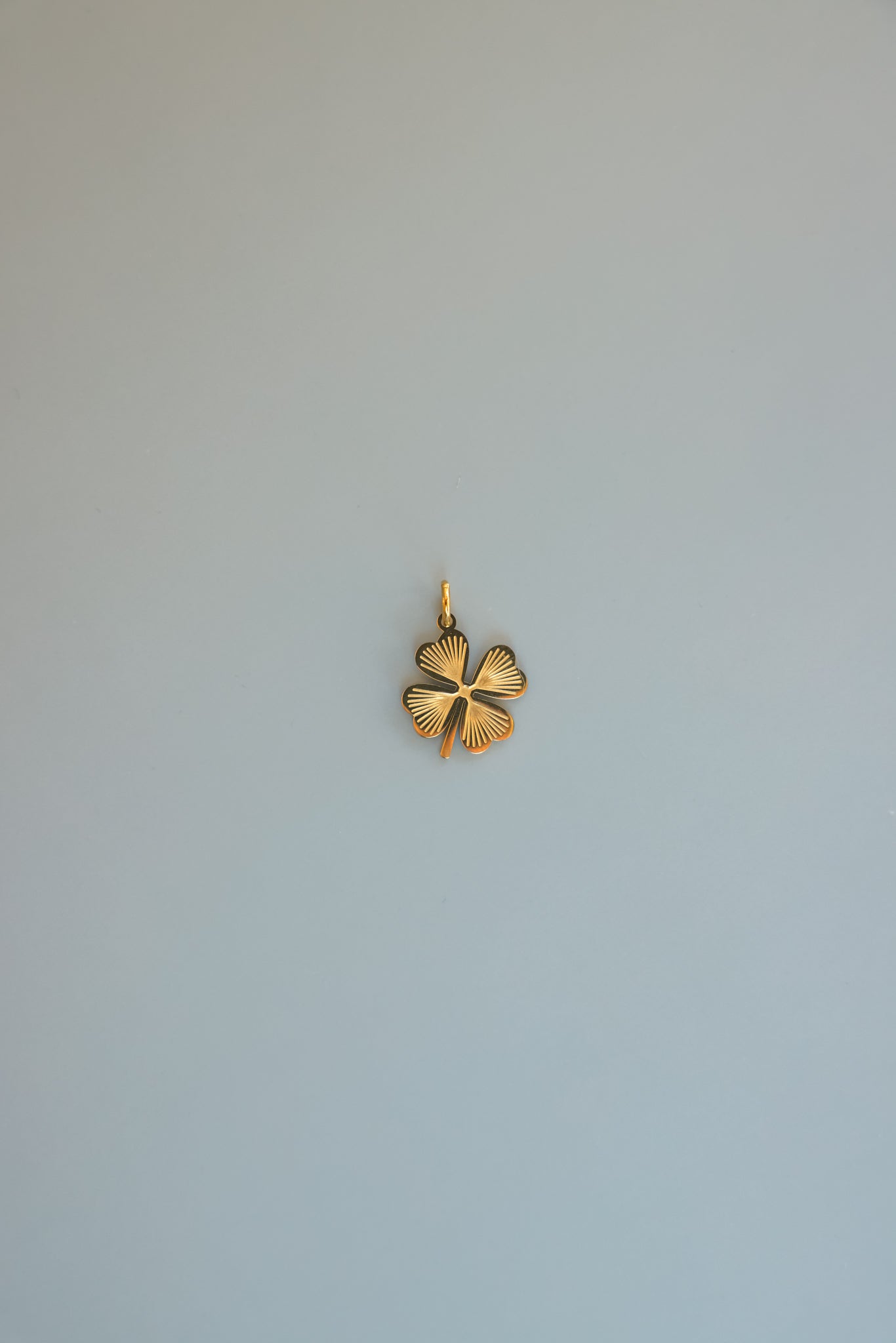 Gold Four Leaf Clover Charm