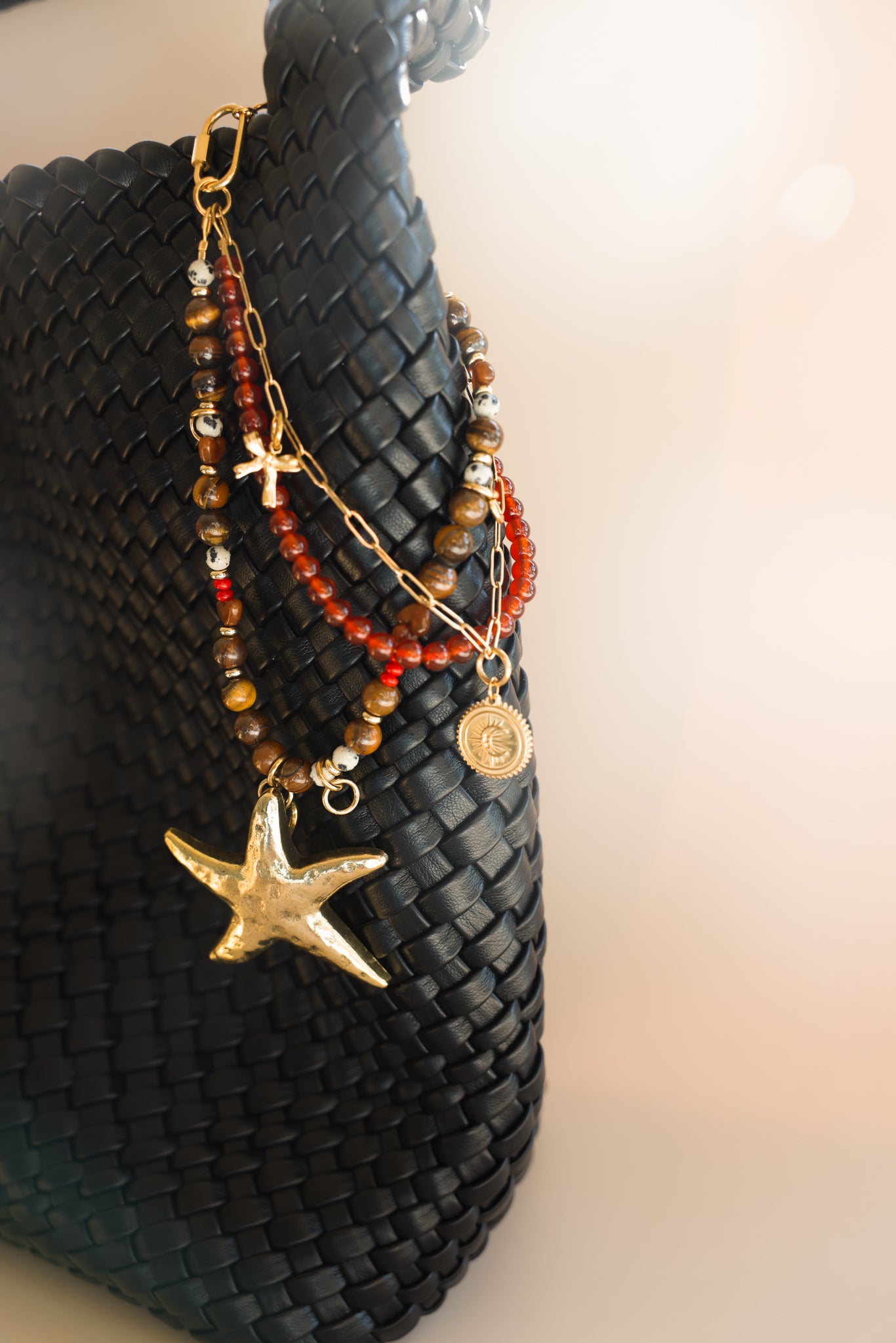 Gemstone Bag Charm