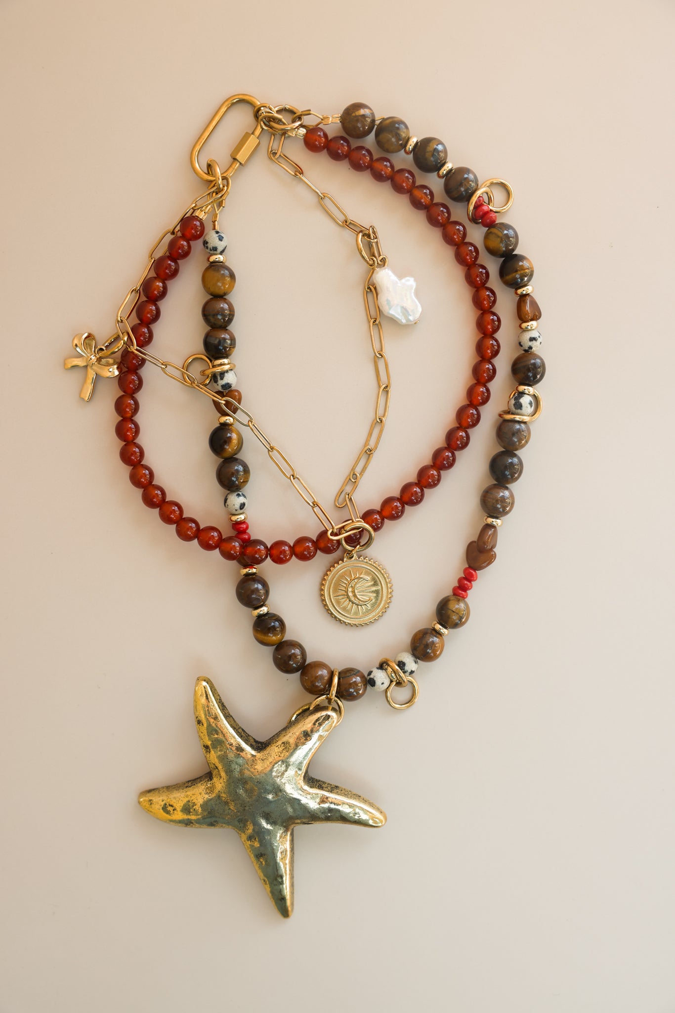 Gemstone Bag Charm
