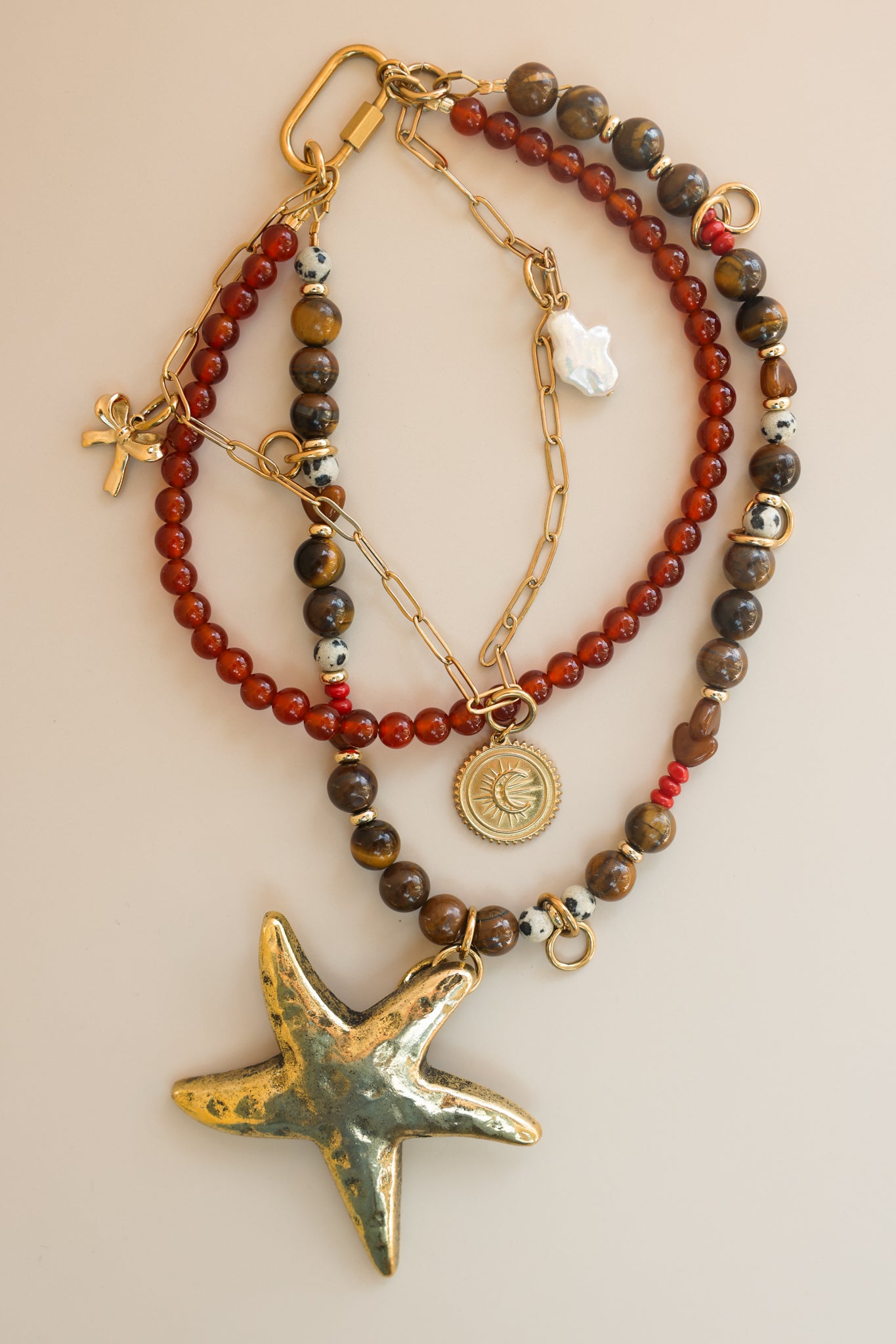 Gemstone Bag Charm