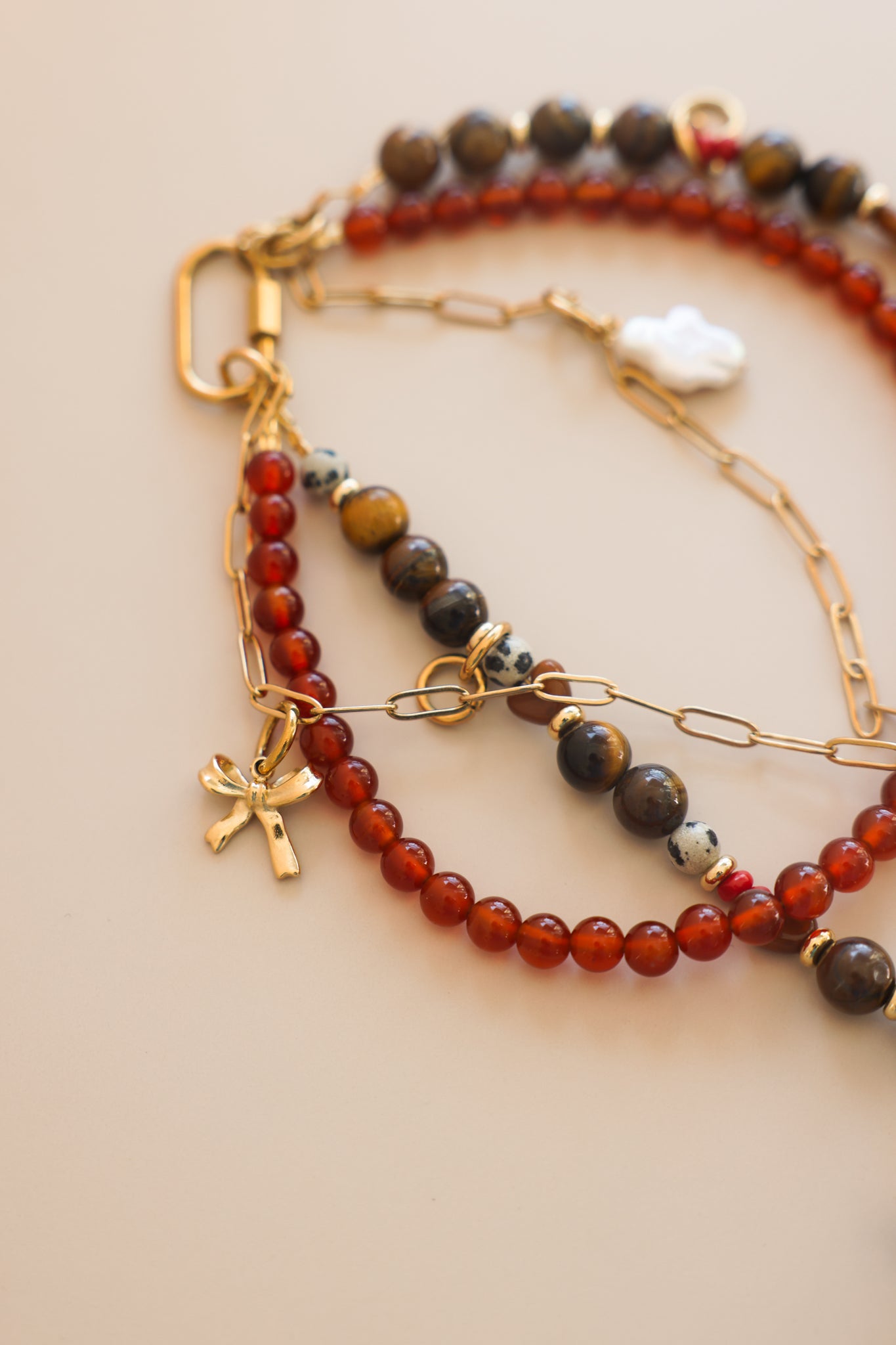 Gemstone Bag Charm