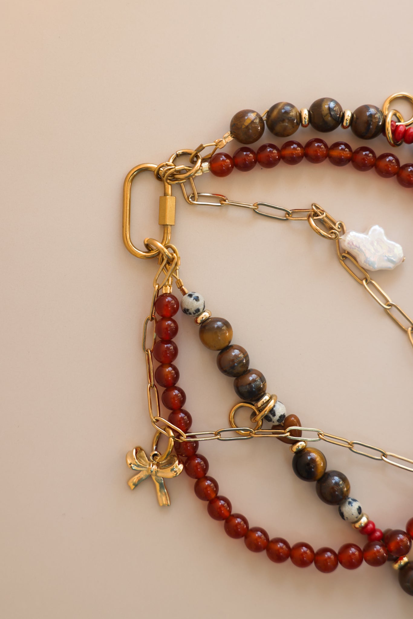 Gemstone Bag Charm
