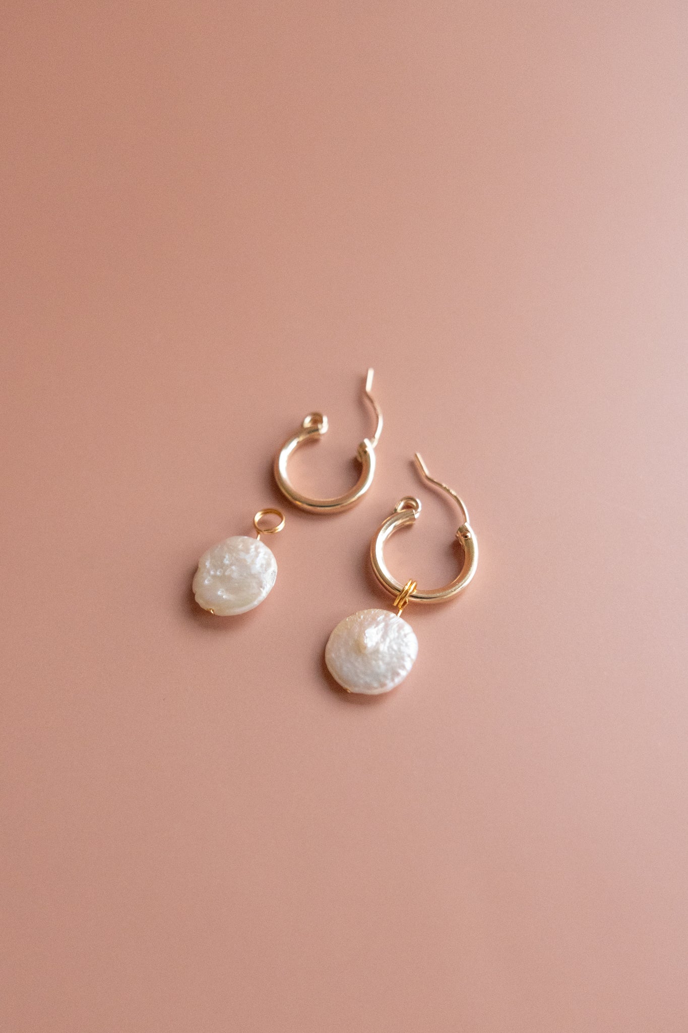 Pearl Coin Earring Charms