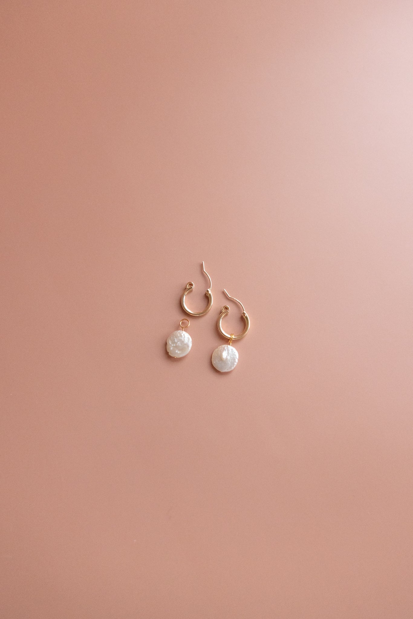 Pearl Coin Earring Charms