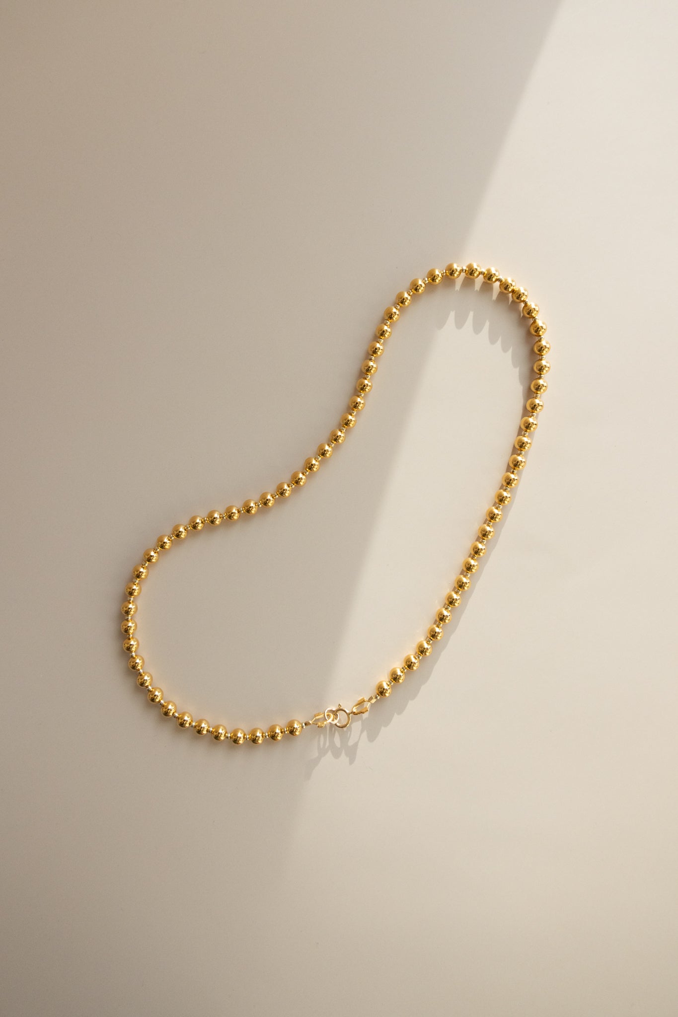 Gold Beaded Necklace