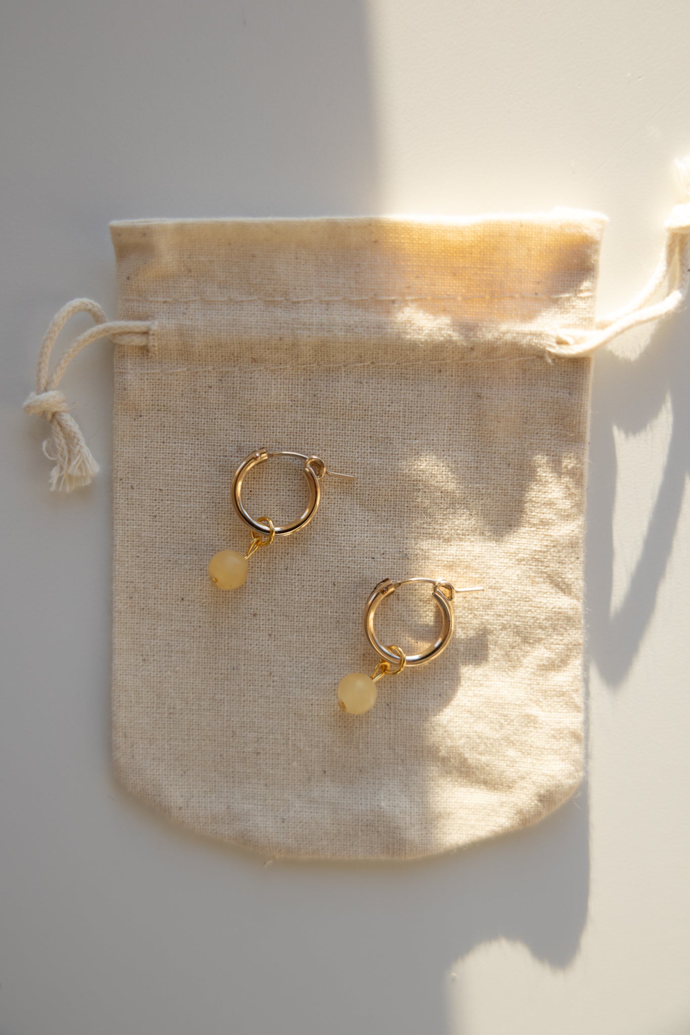 Yellow Opal Earring Charm