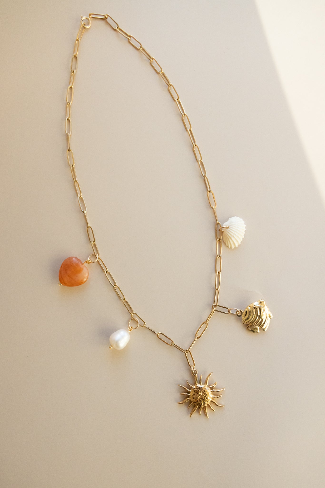 Paper Clip Chain + Charms