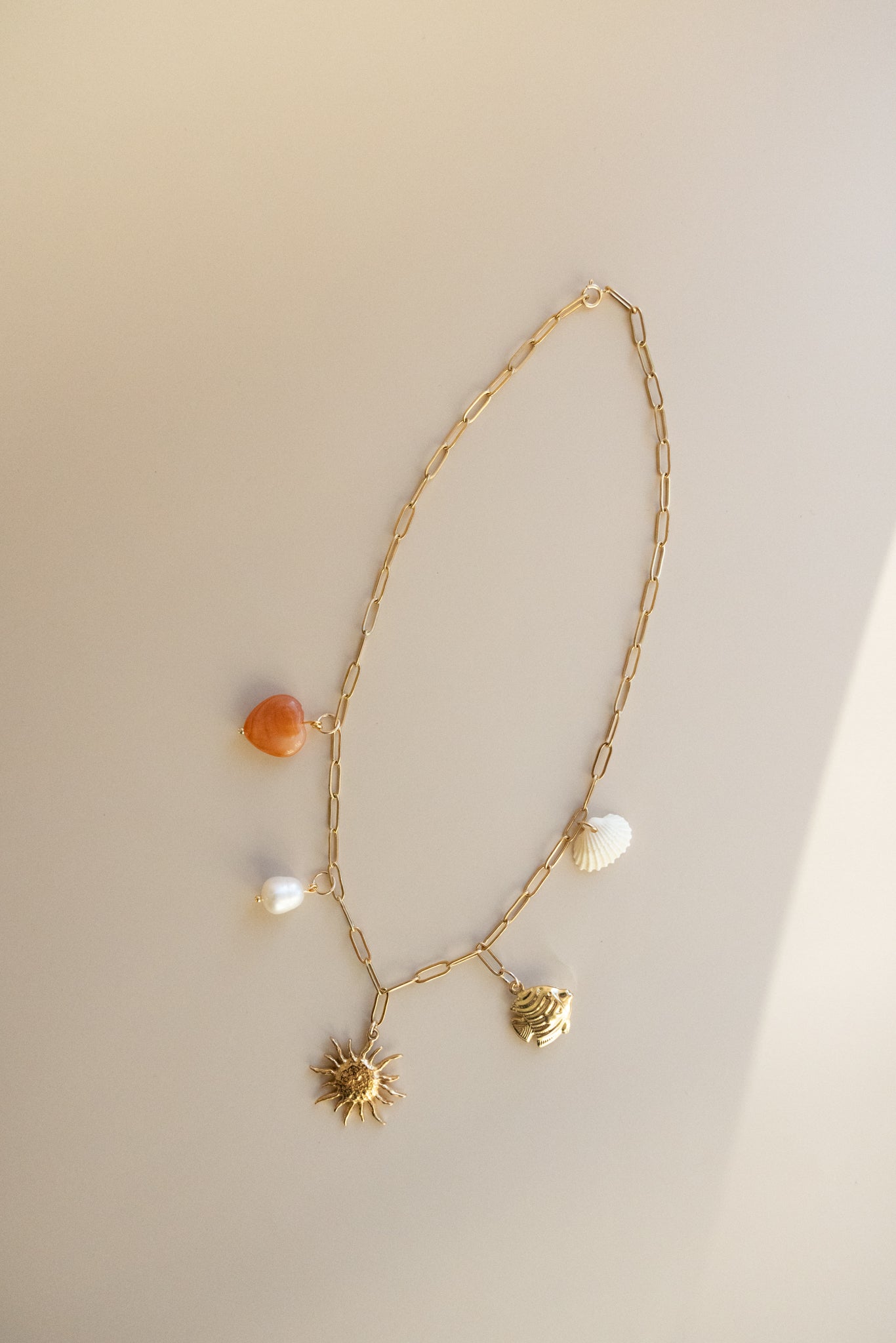 Paper Clip Chain + Charms