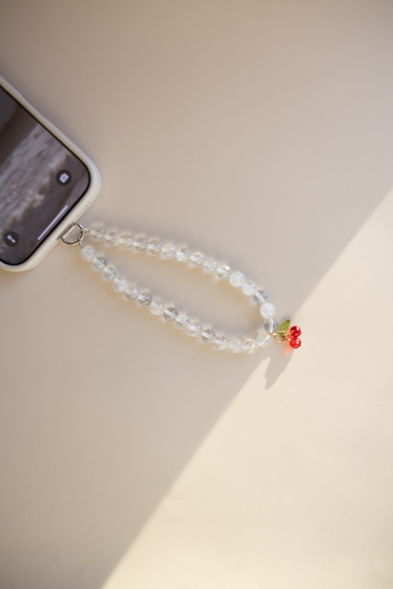 Clear Phone Charm