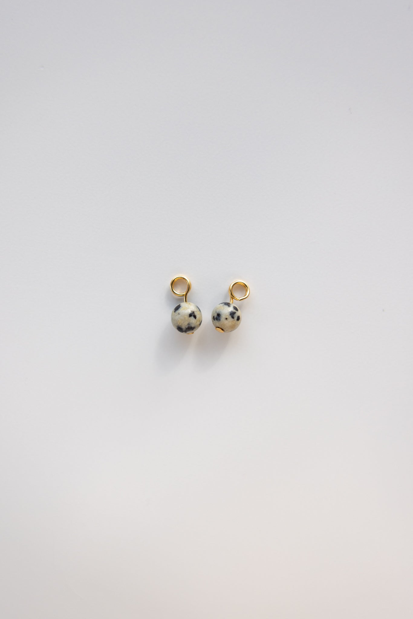 Dalmatian Jasper Earring Charms
