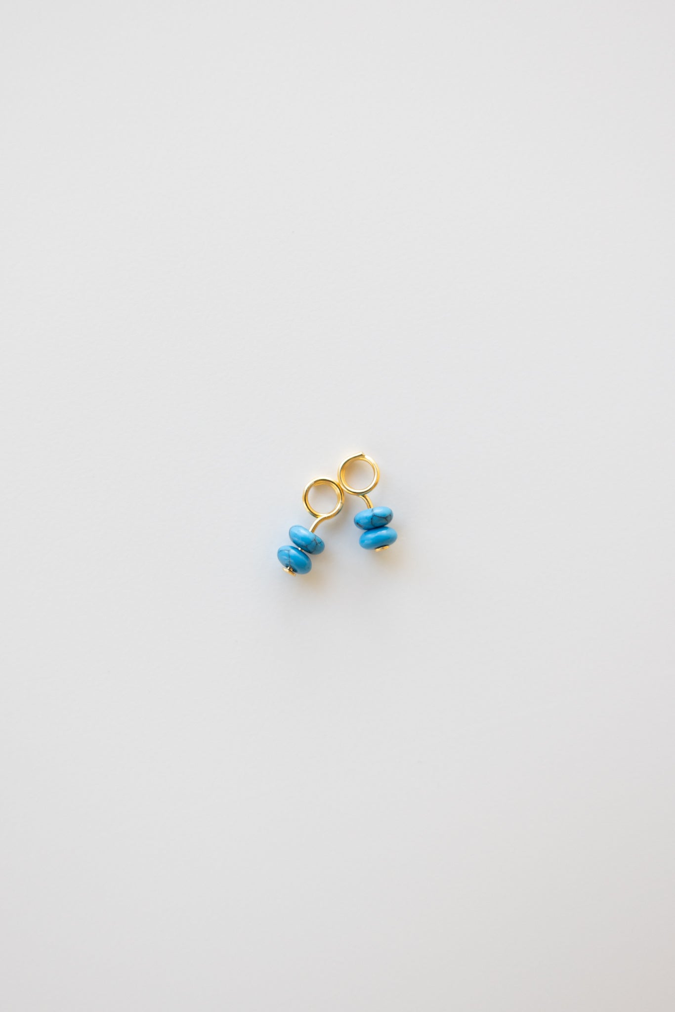 Blue Double Stack Earring Charms