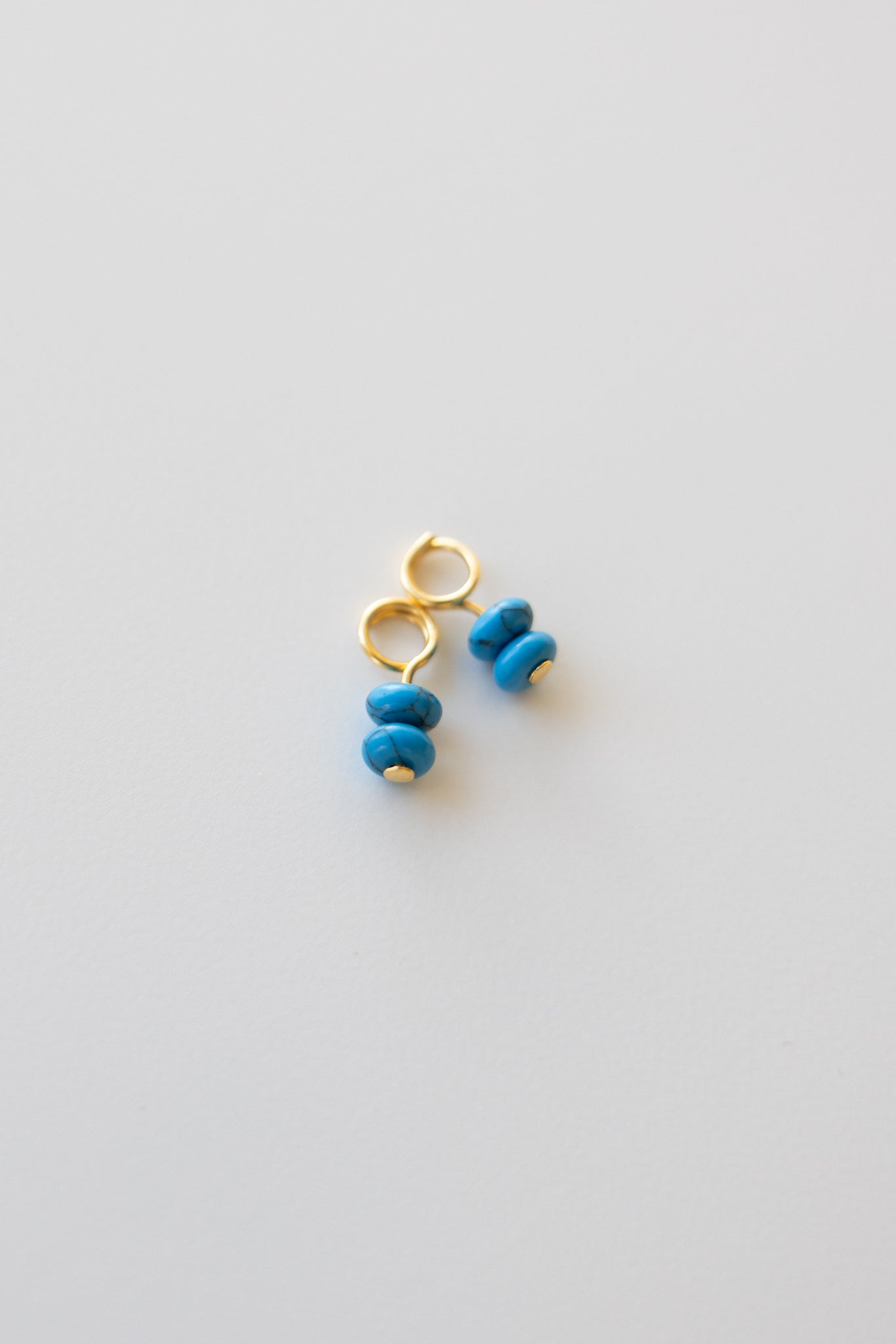 Blue Double Stack Earring Charms