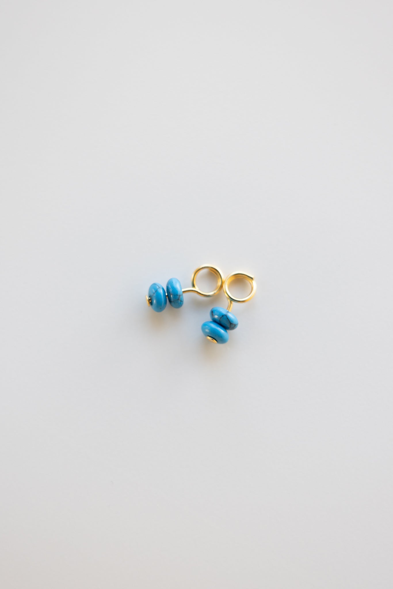 Blue Double Stack Earring Charms