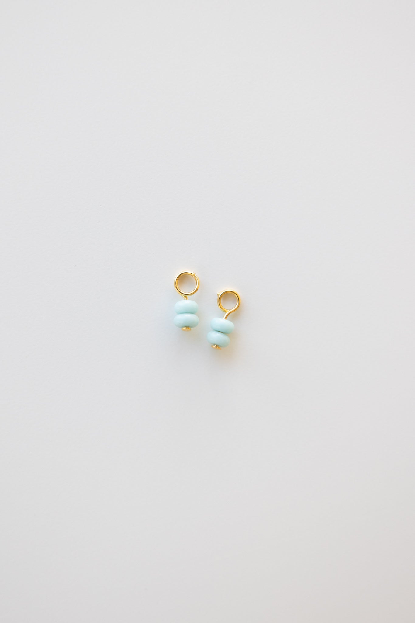 Light Blue Double Stack Earring Charms