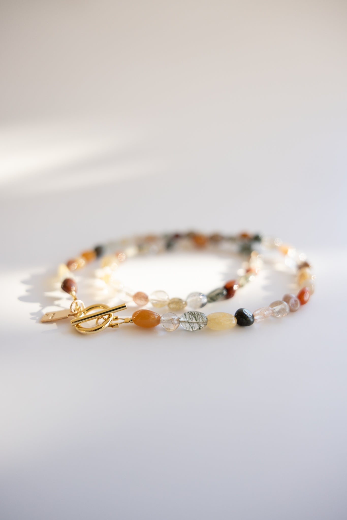 Irregular Rutilated Quartz Necklace