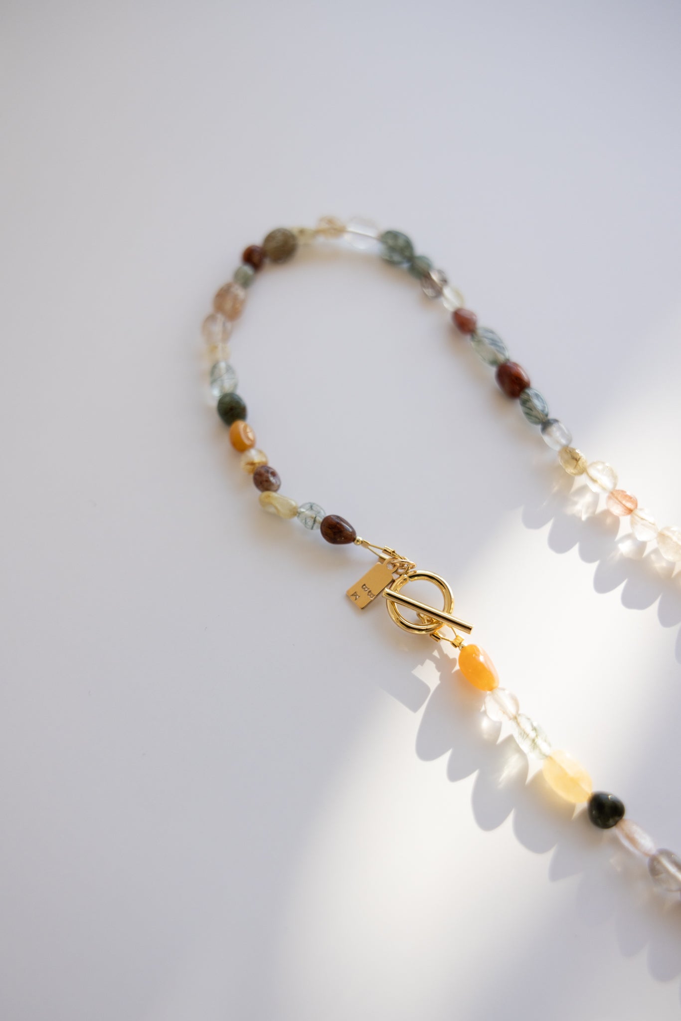 Irregular Rutilated Quartz Necklace