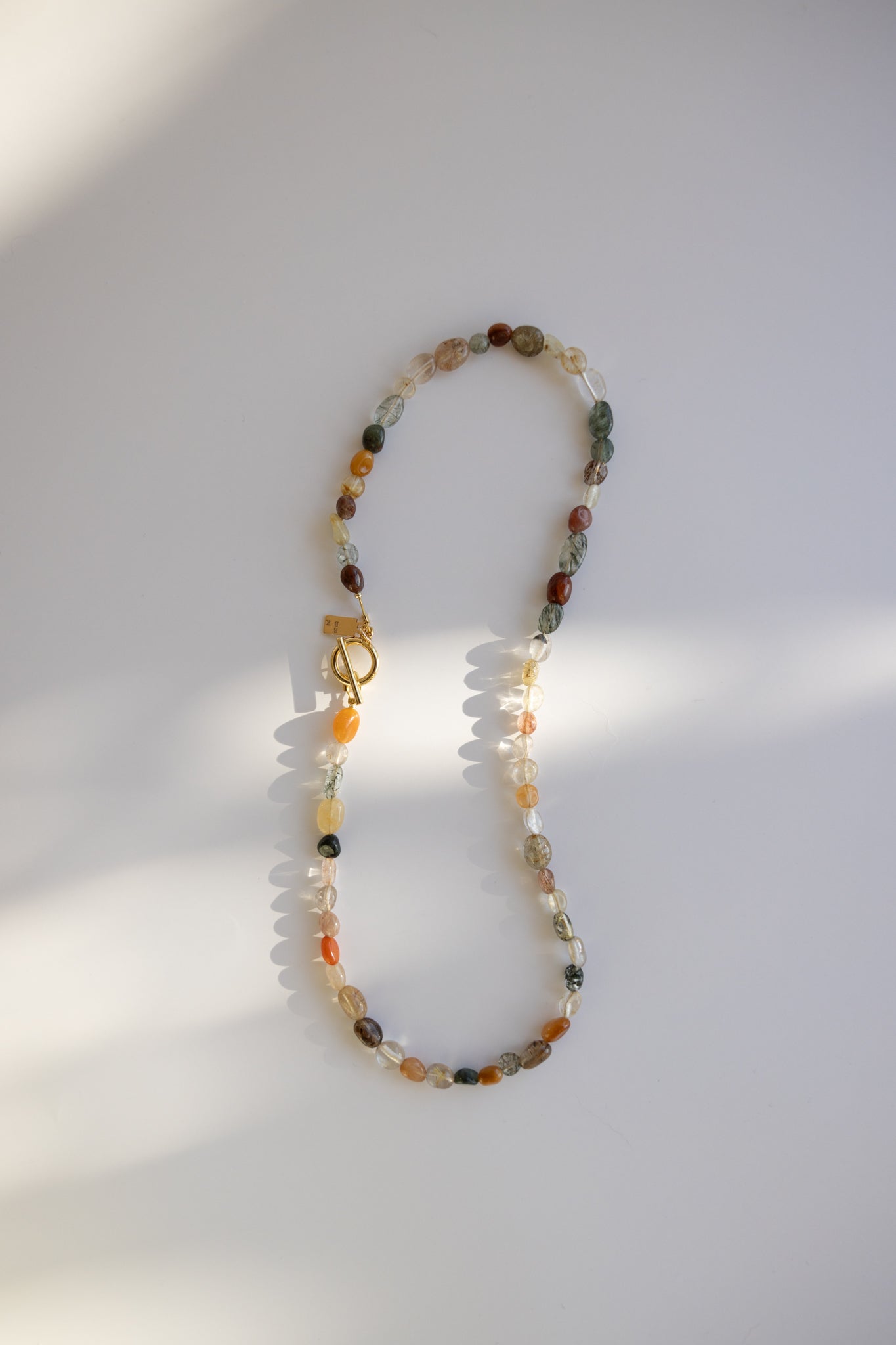 Irregular Rutilated Quartz Necklace
