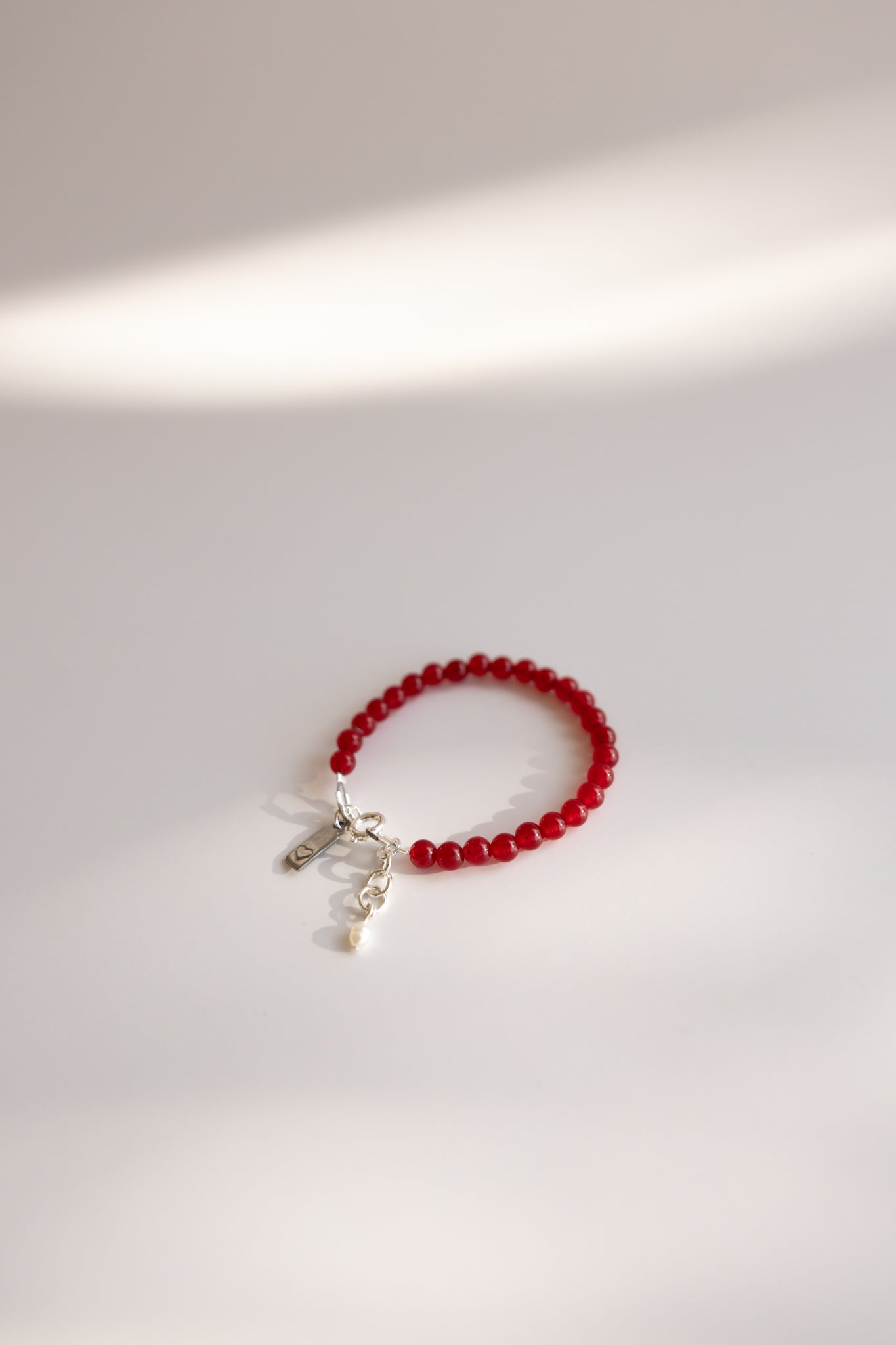 Baby + Kid Red Jade Bracelet