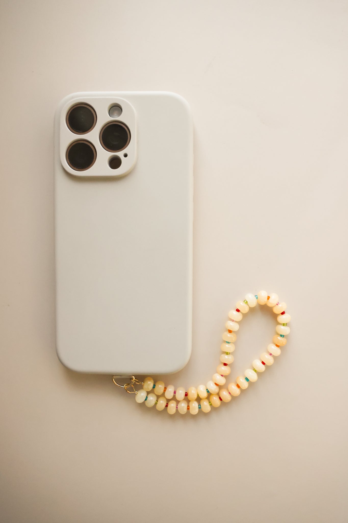Yellow + Rainbow Phone Charm