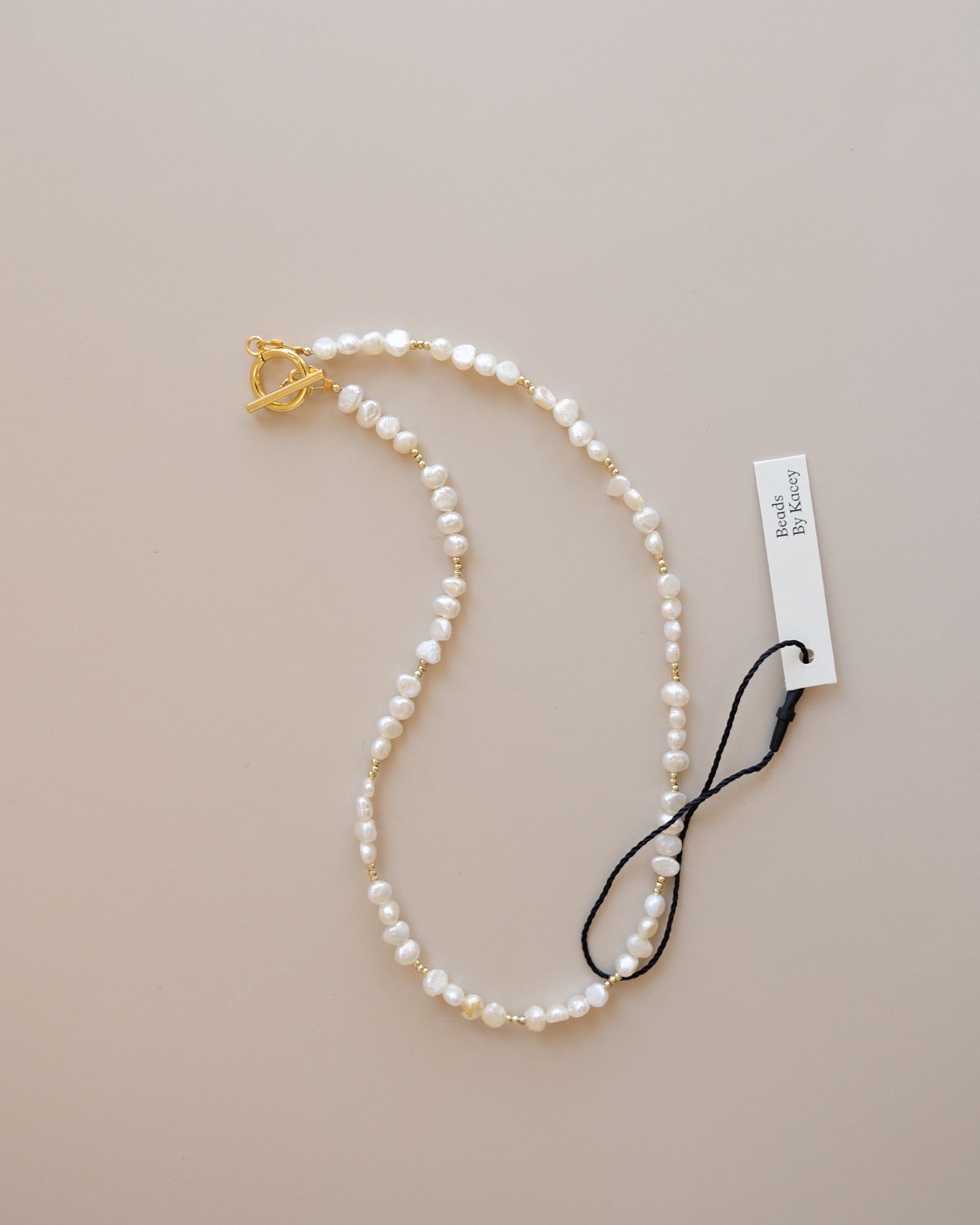 Pearl + Gold Necklace
