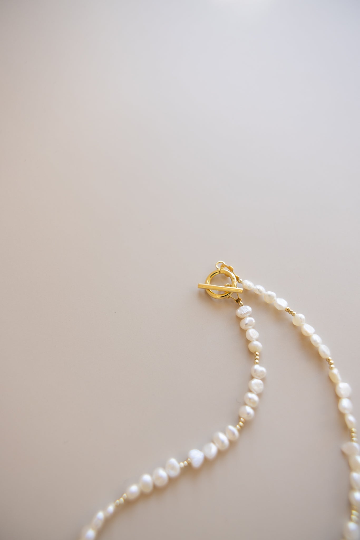 Pearl + Gold Necklace