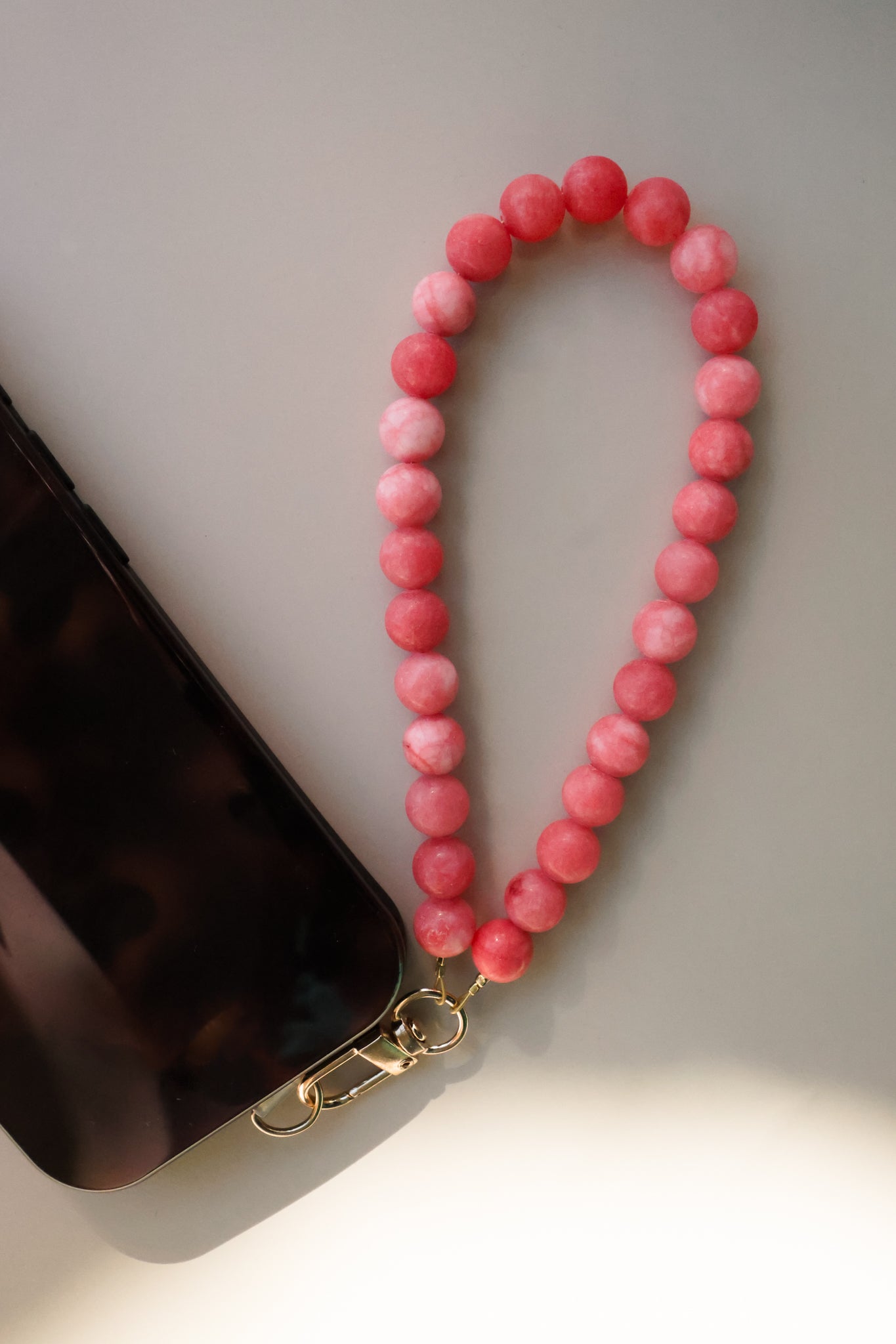 Bright Pink Phone Charm