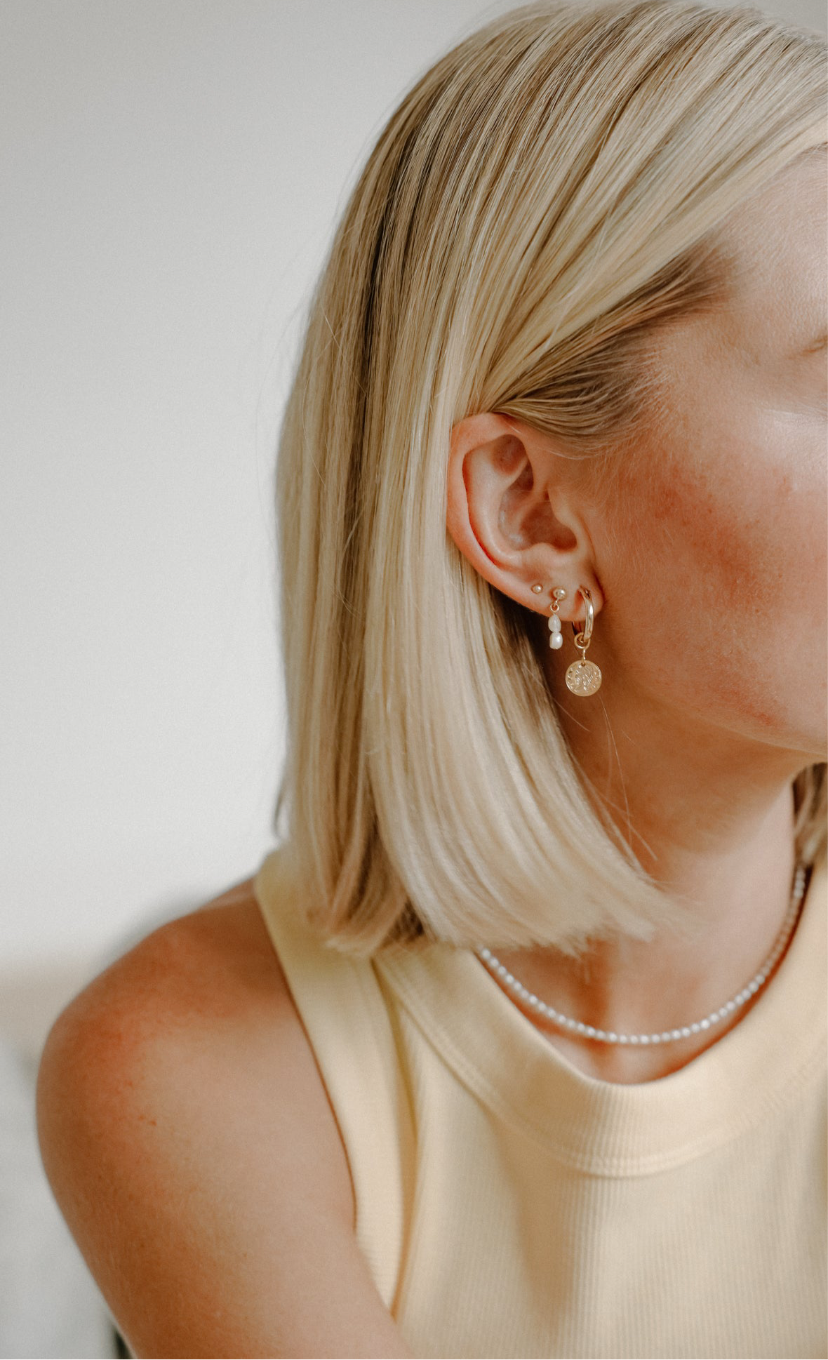 Gold Coin Earring Charms