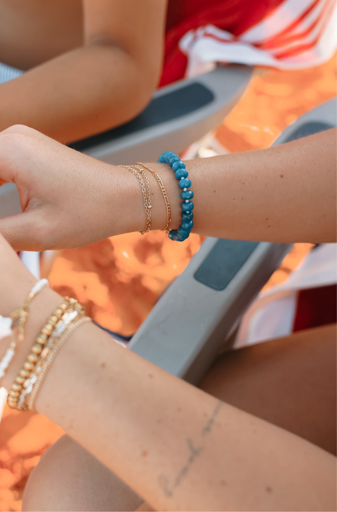 Blue Jade Bracelet