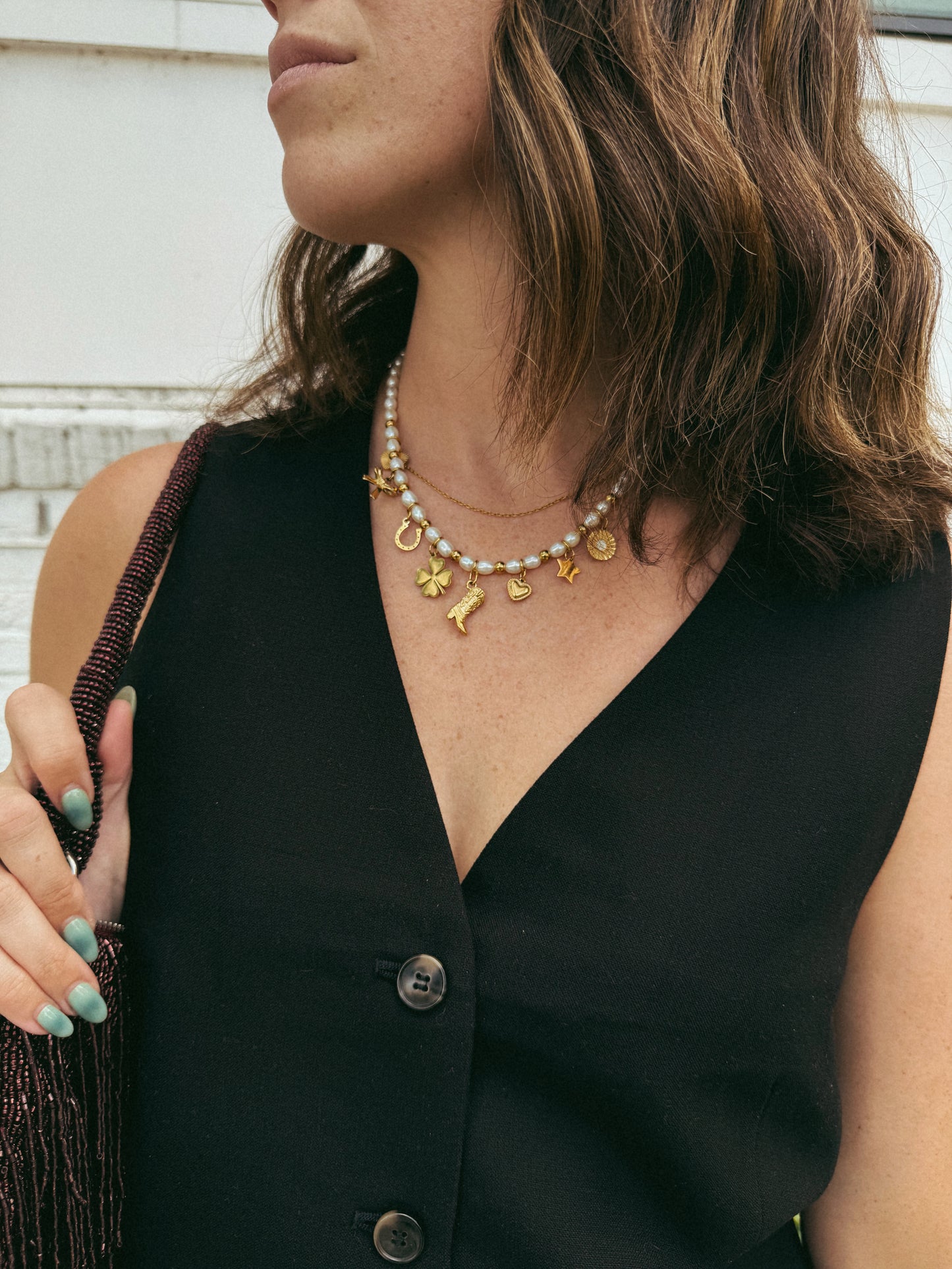 Coastal Cowgirl Pearl Necklace