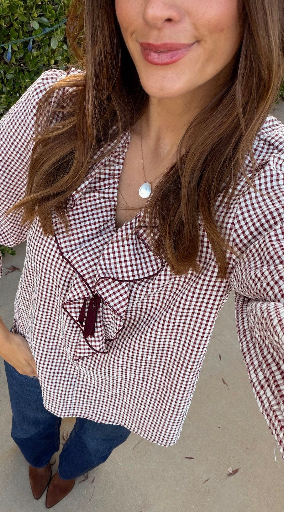 Gold Chain + Pearl Shell