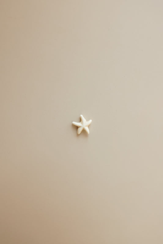 Mini Off-White Starfish Charm