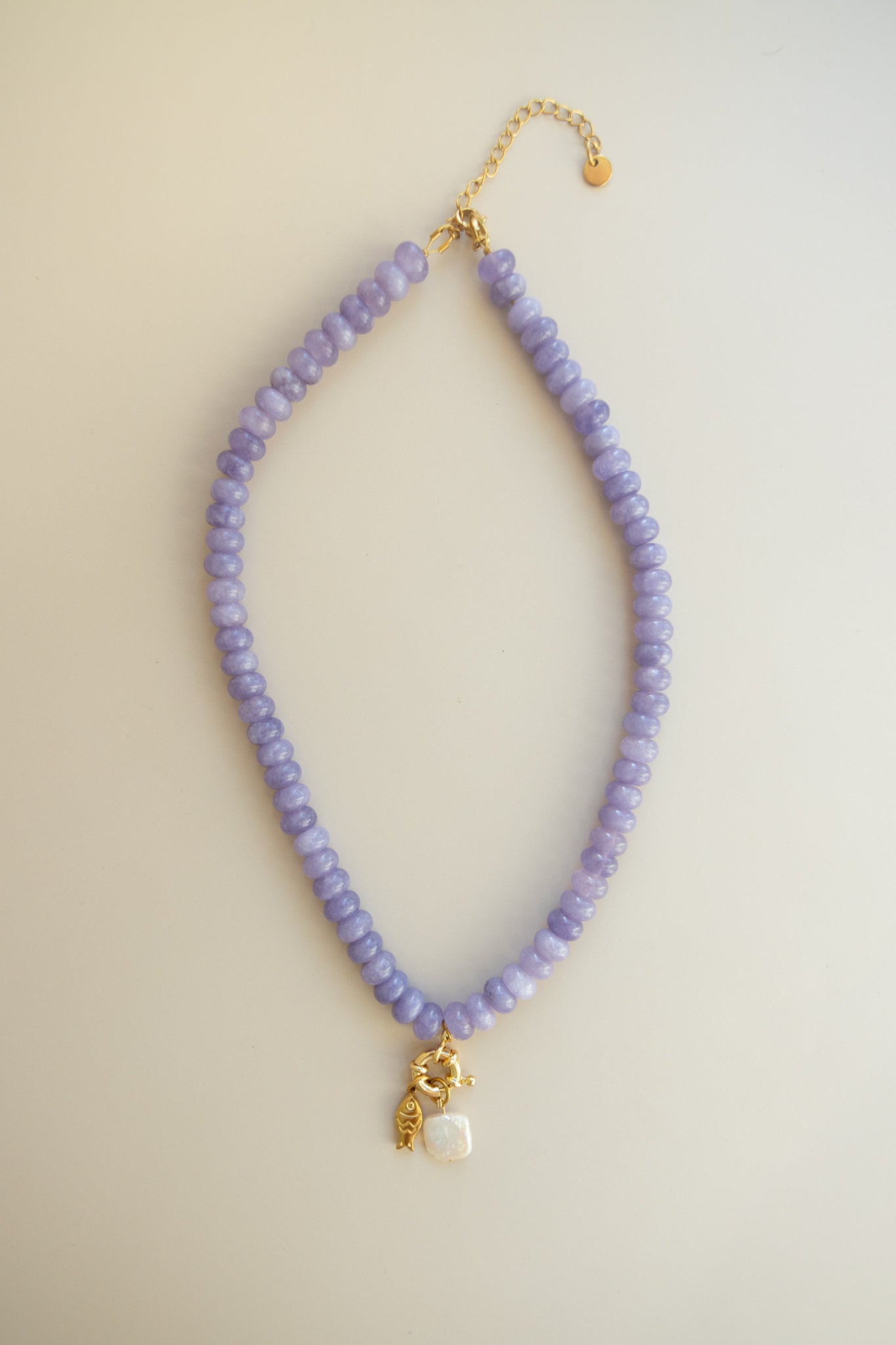 Purple Jade + Charms
