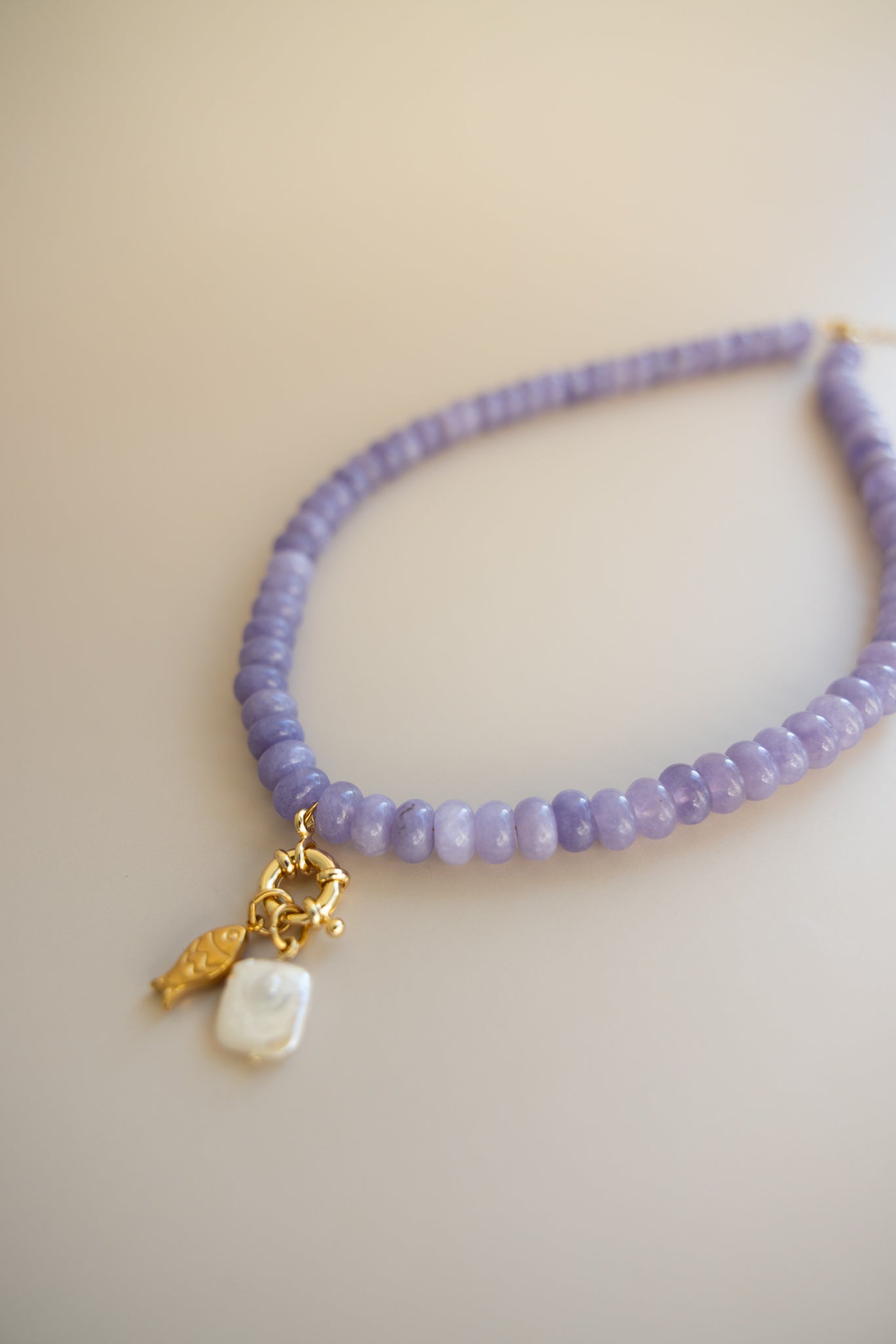 Purple Jade + Charms
