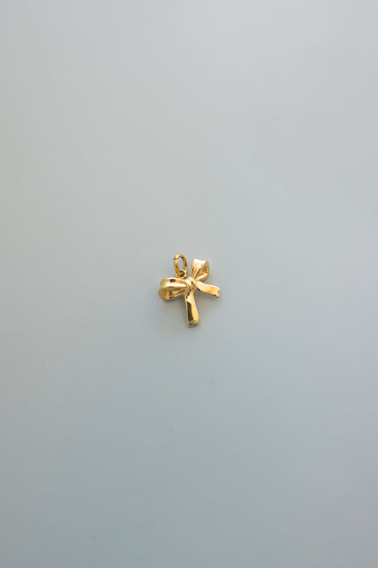 Gold Bow Charm