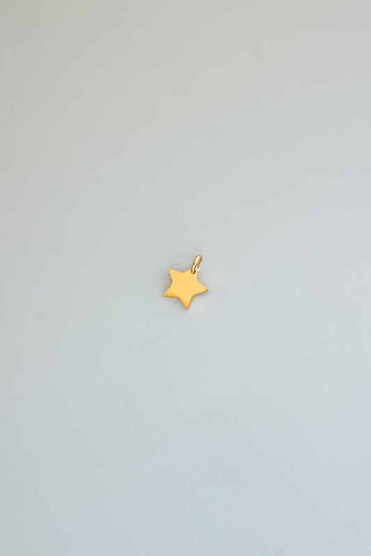 Gold Star Charm