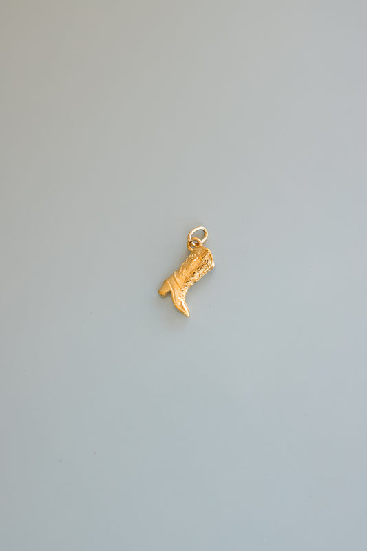 Gold Boot Charm