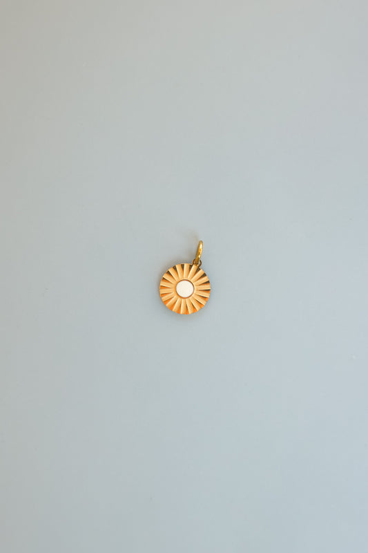 Gold sun Charm