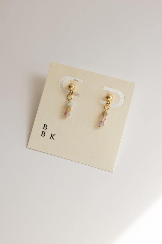 Gemstone Stud Earrings