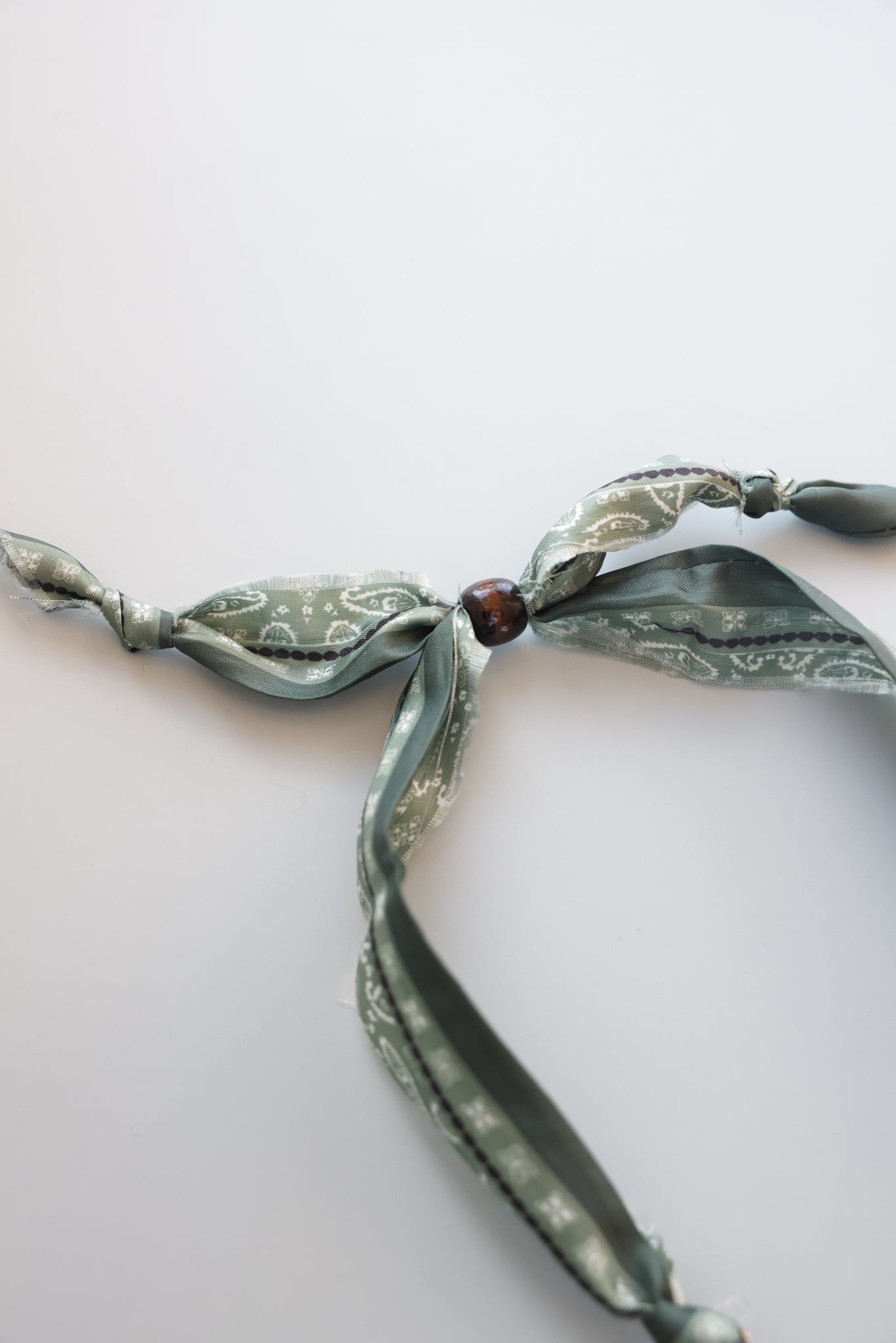 White Jade Bandana Necklace