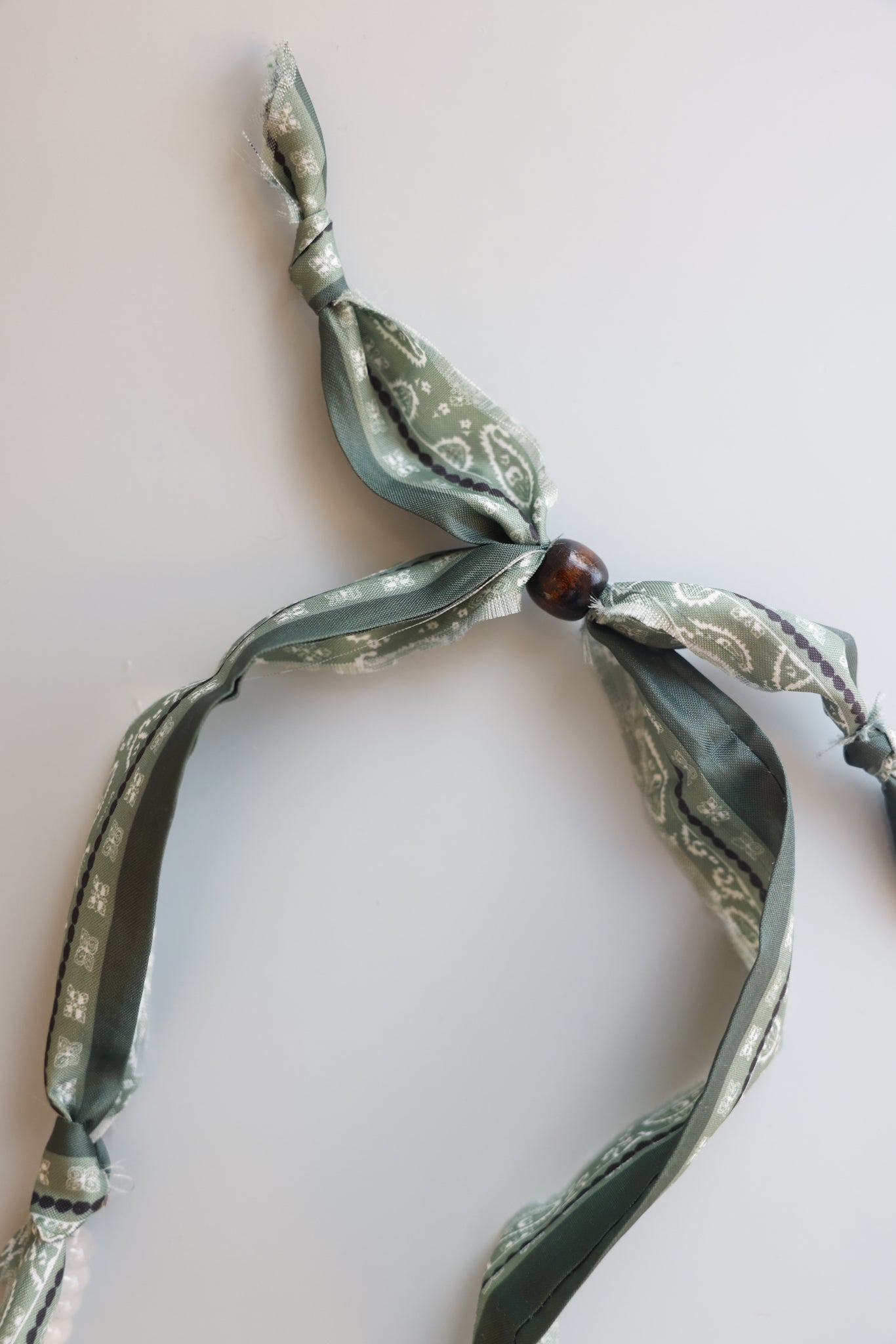 White Jade Bandana Necklace