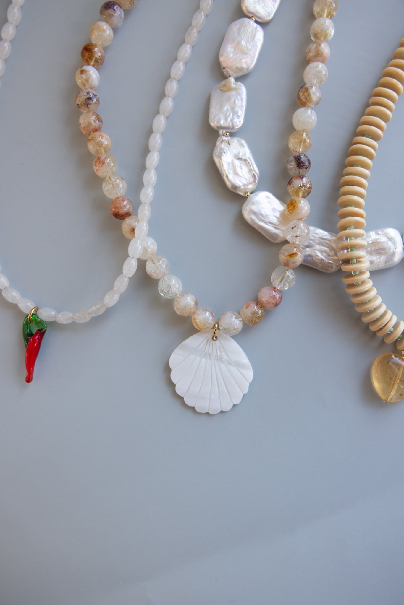 The Golden Hour Shell Necklace