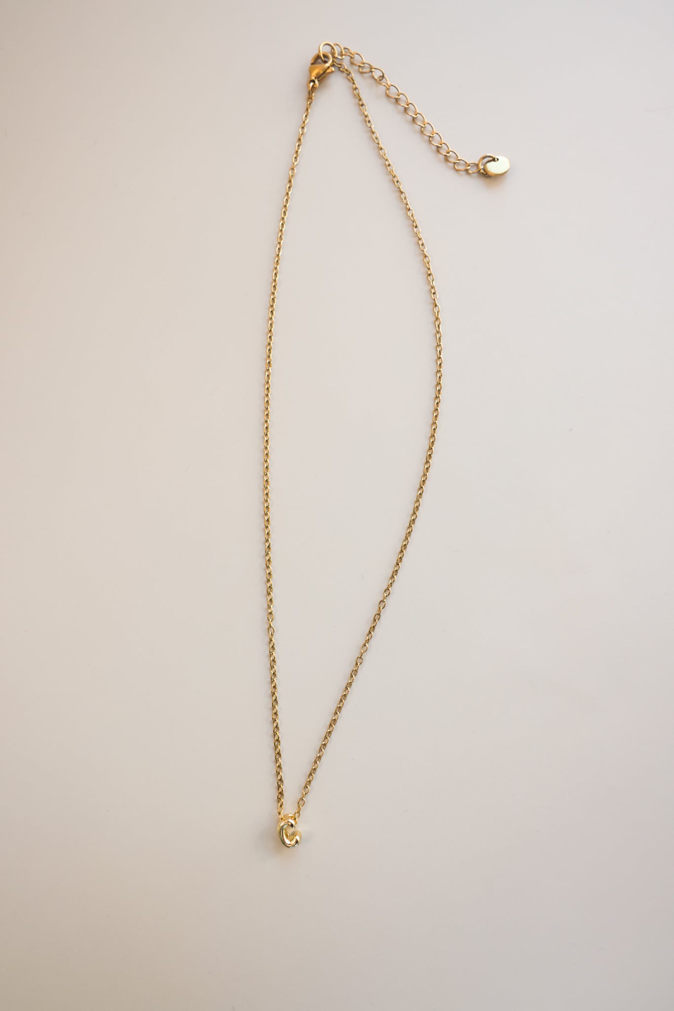 Gold Chain + Bubble Initial