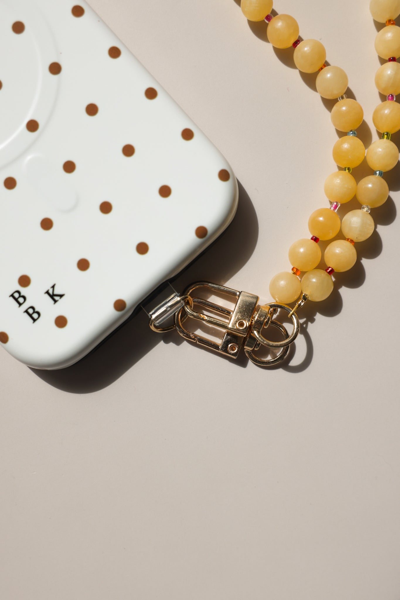 Yellow + Rainbow Phone Charm