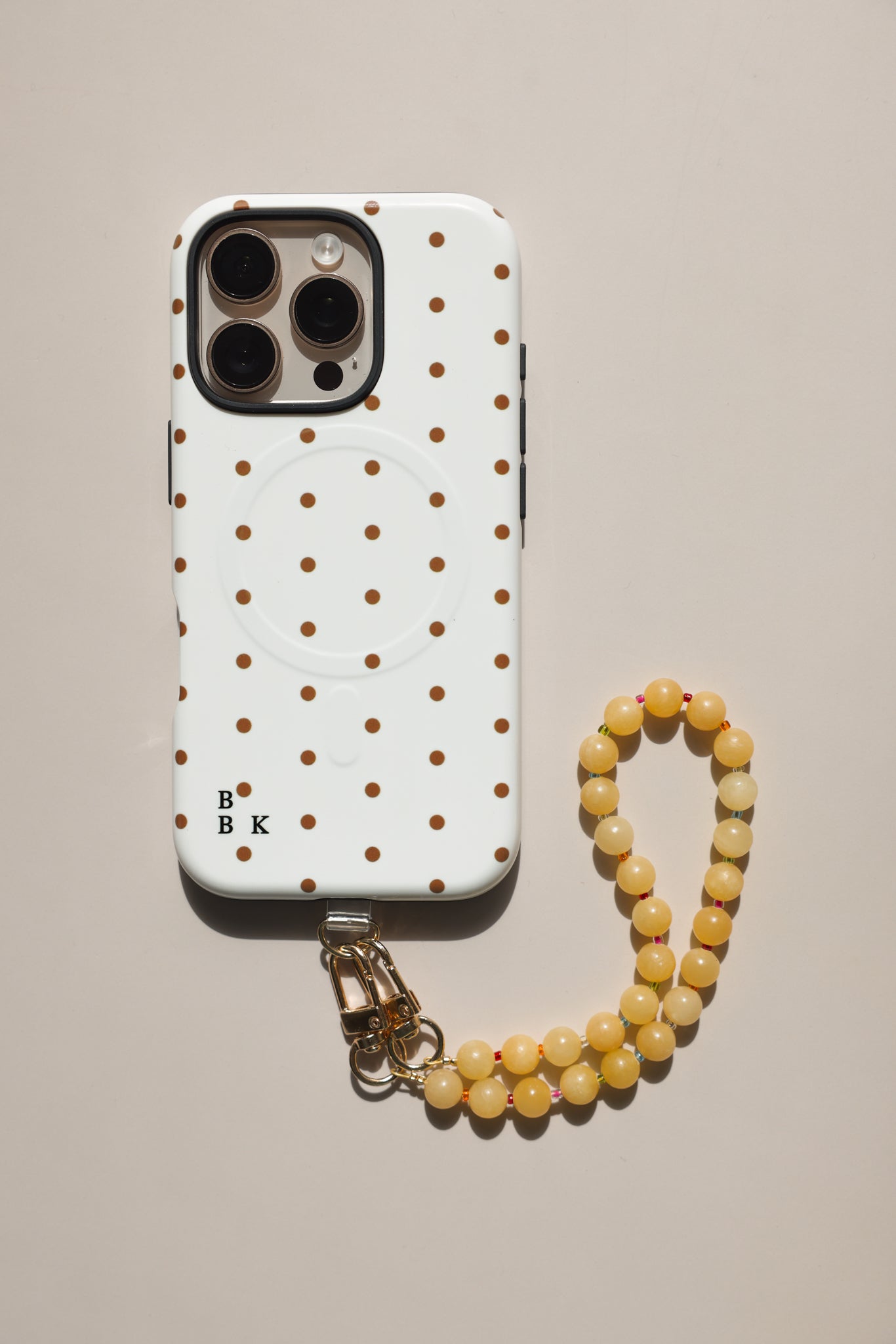 Yellow + Rainbow Phone Charm