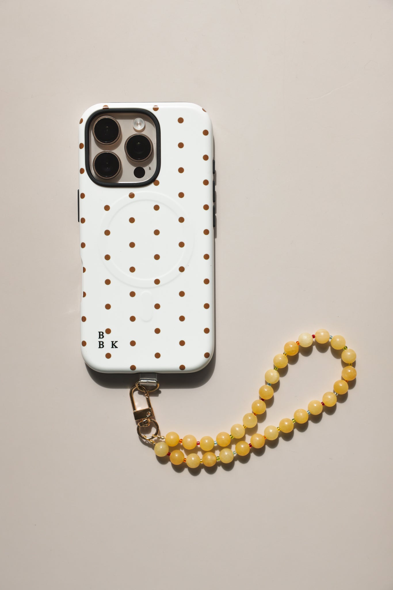 Yellow + Rainbow Phone Charm