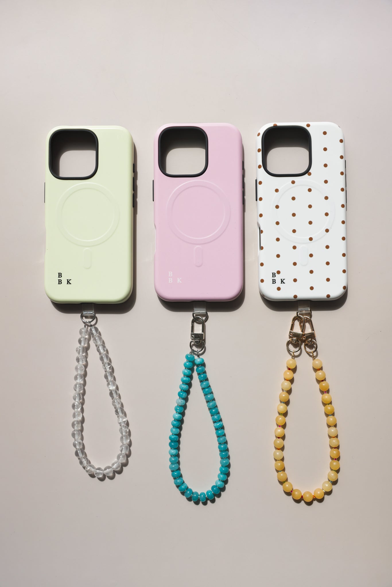 Teal Jade Phone Charm